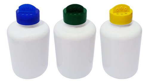 40 Frascos Plásticos Branco Pet 500ml Tempero Fliptop Sup - Imagem 4