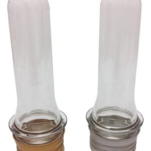 42 Preforma Cristal 15ml Pet 17g Tubete 9cm Tam Aluminio S/