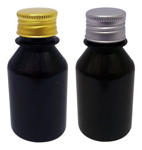 186 Frasco Plástico Âmbar Pet 100ml Tampa L Batoque Far
