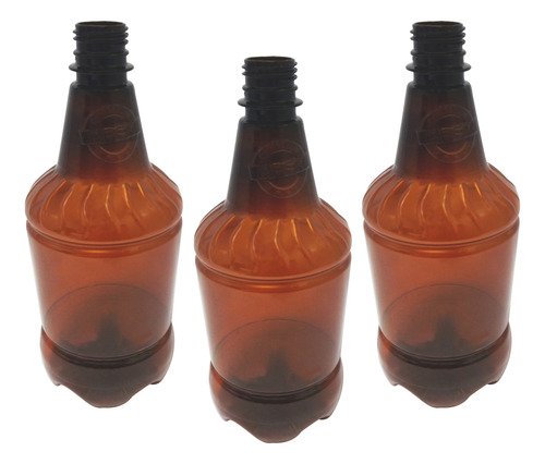 110 Frascos Plástico Âmbar Pet 750ml Cerveja Tampa Lacre Gr2 - Imagem 3
