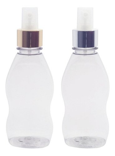 98 Frascos Plásticos Cristal Pet 190ml Válvula Spray L Mol