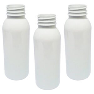 70 Frascos Plástico Branco Pet 300ml Vazios Sem Tampas Det