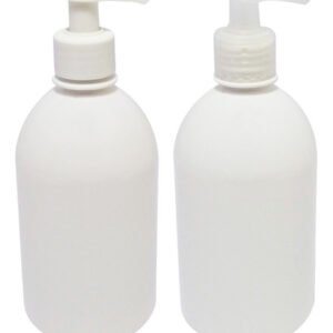 40 Frascos Plástico Branco 500ml Válvula Bico Pato S Sab