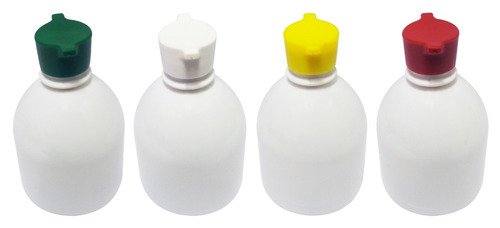 18 Frasco Plástico Branco Pet 300ml Tampa Rosca 2 Bico Sab - Imagem 2