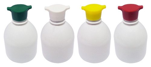 18 Frasco Plástico Branco Pet 300ml Tampa Rosca 2 Bico Sab