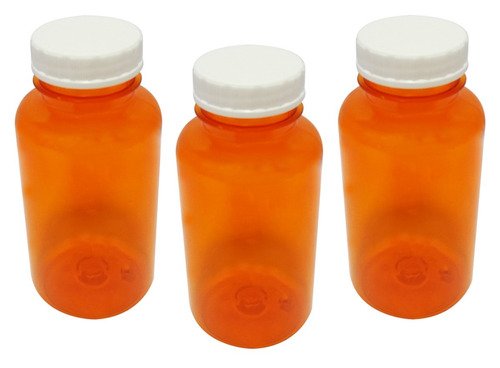 210 Frasco Plástico Laranja Pet 240ml Tam Rosca S/ Lacre Sup