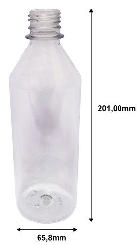 210 Frascos Plástico Cristal Pet 500ml C/ Bico Aplicador Cos - Imagem 6