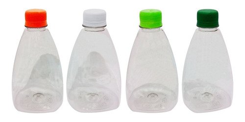 96 Frasco Plástico Cristal Pet 500ml Tampa S Batoque Pir - Imagem 2