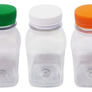 1881 Frasco Plástico Cristal Pet 200ml Ta Rosca C/ Lacre Qua