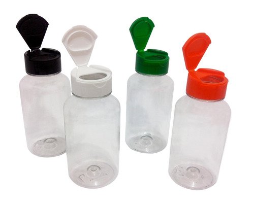 210 Frascos Plástico Cristal Pet 240ml Tampa Fliptop Cap Sup