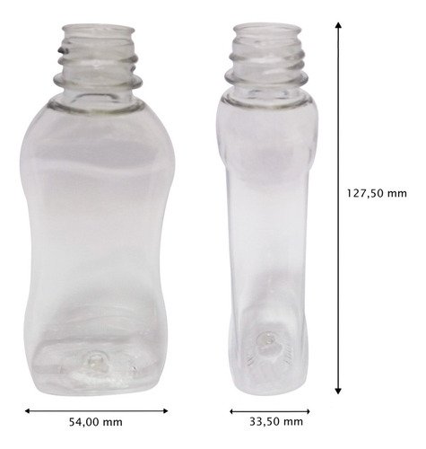 2541 Frasco Plástico Cristal Pet 120ml Pimenta Sem Tampa Pim - Imagem 2