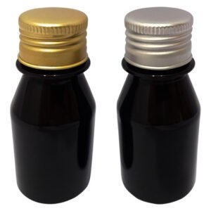 19 Frasco Plástico Âmbar Pet 60ml Tampa L Batoque Far