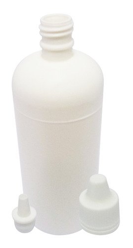 450 Frasco Plástico Branco Pe 120ml C/ Tampa Lacre Gotejador - Imagem 2