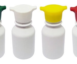 190 Frasco Plástico Branco Pet 100ml Tampa Rosca 2 Bico