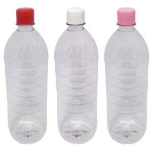 5 Frascos Cristal Pet 800ml Aromatizante Tampa Batoque Que