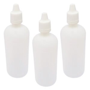 450 Frasco Plástico Incolor Pe 120ml C Tampa Lacre Gotejador