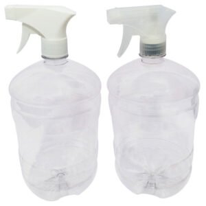 9 Frascos Plásticos Cristal Pet 2l Com Válvula Gatilho Gro