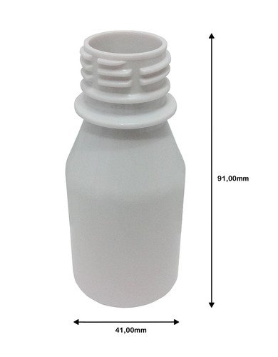 18 Frasco Plástico Branco Pet 60ml Tampa Rosca 2 Bico - Imagem 6