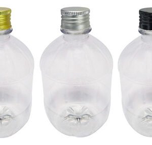 10 Frasco Plástico Cristal Pet 500ml Tampa L Batoque Cac