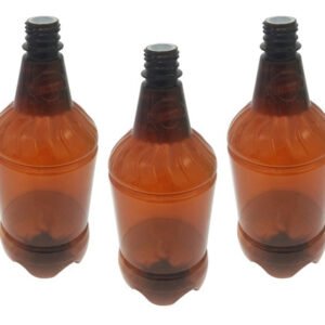 48 Frasco Plástico Âmbar Pet 1l Batoque 12 Furos Gr2