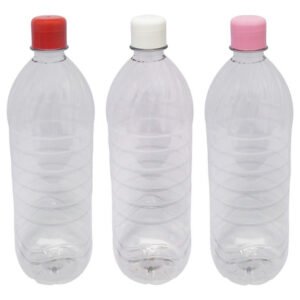 57 Frascos Cristal Pet 1l Aromatizante Tampa Batoque Suc