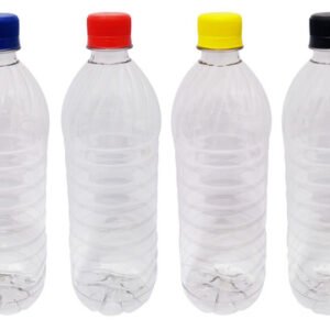 27 Frascos Plástico Cristal Pet 800ml Tampa Rosca Lacre Que