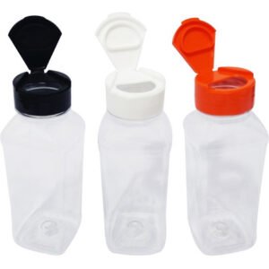 90 Frascos Plástico Cristal Pet 300ml Tampa Fliptop Cap Qua