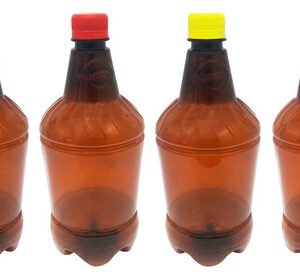 30 Frasco Plástico Âmbar Pet 1,5l Com Tampa Rosca Lacre Gr2