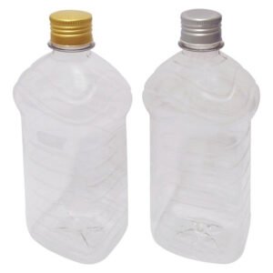 7 Frasco Plástico Cristal Pet 1l Tampa L Batoque Ama