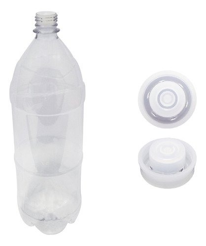 12 Frasco Plástico Cristal Pet 2l Batoque 12 Furos Ref