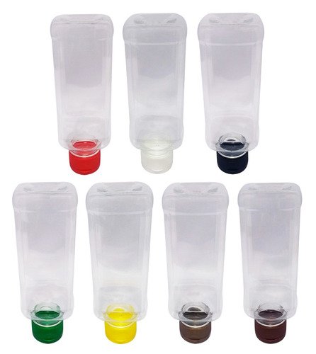 47 Frascos Plástico Cristal Pet 500ml Batoque Fliptop Qua - Imagem 4