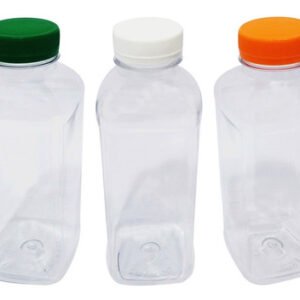 116 Frascos Plástico Cristal Pet 500ml Tampa Rosca Lacre Qua