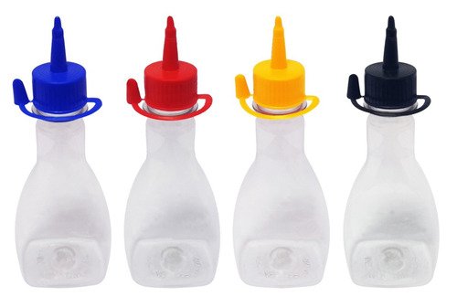 26 Frascos Plástico Cristal Pet 200ml C/ Bico Aplicador Mol