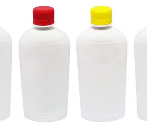 64 Frascos Plástico Branco Pet 400ml Tampa Rosca Lacre Min