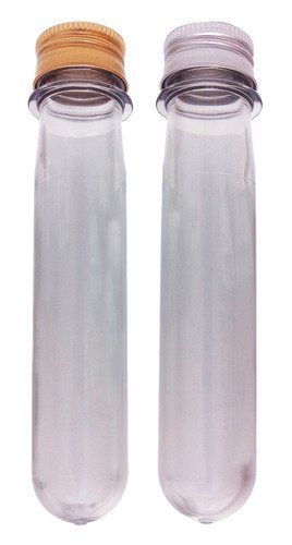 23 Preforma Cristal 37ml Pet 33g Tubete 12cm Ta Aluminio S/