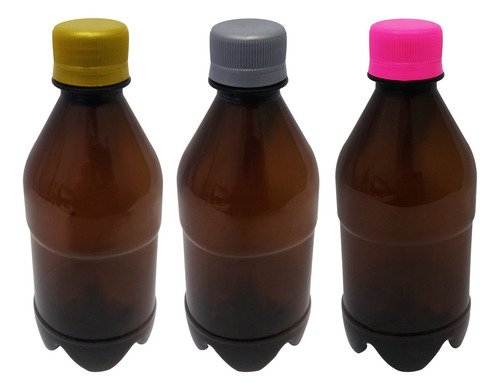 306 Frascos Plástico Âmbar Pet 350ml Cerveja Tampa Lacre Agu - Imagem 3