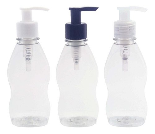 98 Frascos Plástico Cristal 190ml Válvula Bico Pato S Mol