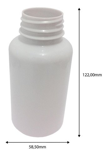 210 Frascos Plástico Branco Pet 240ml Tampa Rosca Lacre Sup - Imagem 6