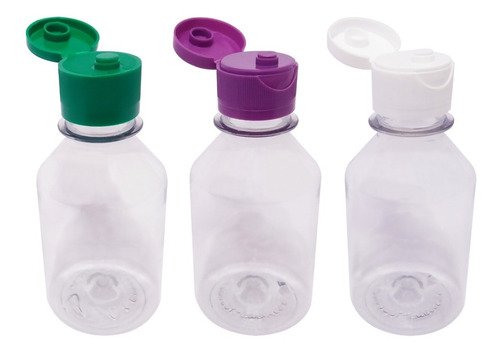 693 Frascos Plásticos Cristal Pet 150ml C/ Tampa Fliptop Far - Imagem 2