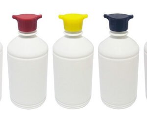 48 Frasco Plástico Branco Pet 500ml Tampa Rosca 2 Bico Far