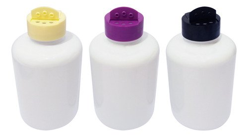 40 Frascos Plásticos Branco Pet 500ml Tempero Fliptop Sup - Imagem 2