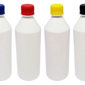 220 Frascos Plástico Branco Pet 500ml Tampa Rosca Lacre Cos