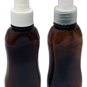 26 Frascos Plásticos Âmbar Pet 200ml Válvula Spray S Cat