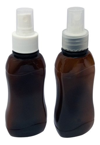 26 Frascos Plásticos Âmbar Pet 200ml Válvula Spray S Cat