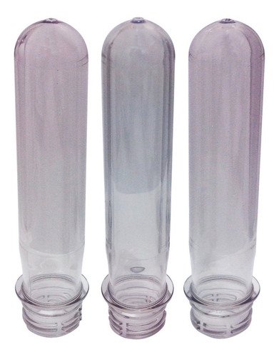 24 Preforma Cristal 45ml Pet 40g Tubete 15cm Sem Tampas