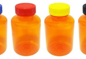 120 Frascos Plásticos Laranja Pet 500ml Com Tampa Child Sup