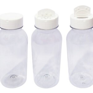 70 Frascos Plástico Cristal Pet 300ml Tempero Fliptop Det