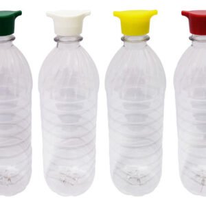 27 Frasco Plástico Cristal Pet 800ml Tampa Rosca 2 Bico Que