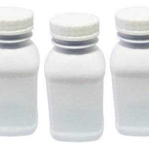 24 Frasco Plástico Branco Pet 200ml Tam Rosca S/ Lacre Qua