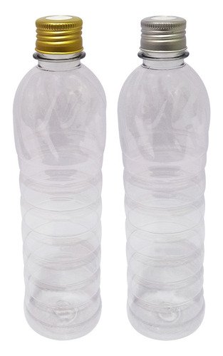 100 Frasco Plástico Cristal Pet 500ml Tampa Difusor C/ F Lim